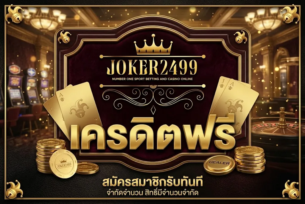 JOKER2499 เครดิตฟรี: โอกาสทอง เล่นสล็อตคุ้ม บน joker2499.lol